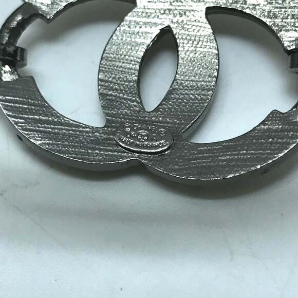 CHANEL Authentic Logo Charm Bracelet
